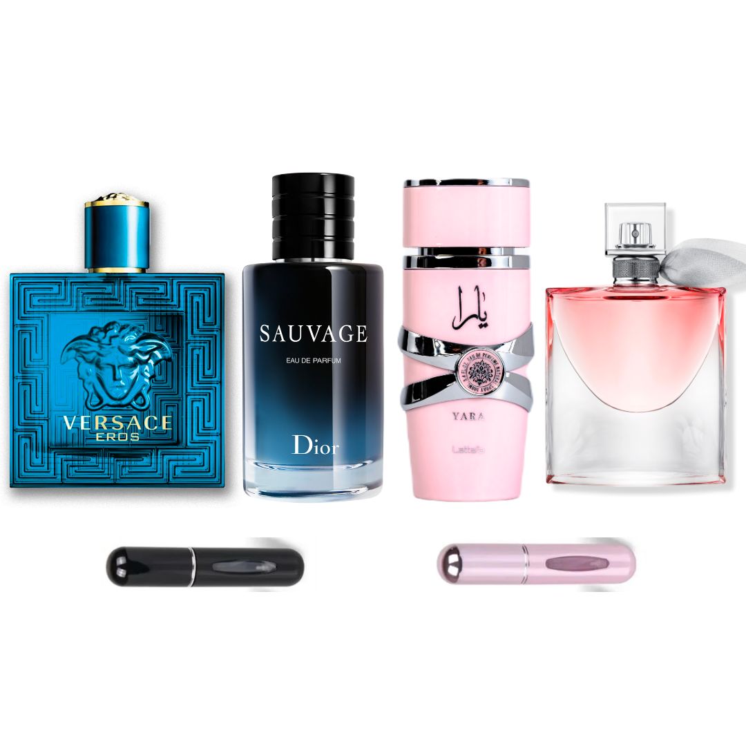 KIT EXCLUSIVO DE PERFUMES: AMOR, ELEGANCIA Y ESTILO